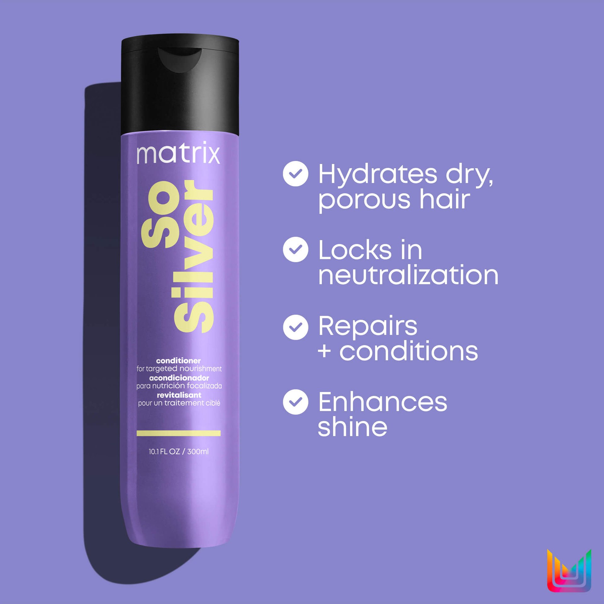 Après-shampooing So Silver pour cheveux blonds et argentés Écrire un commentaire