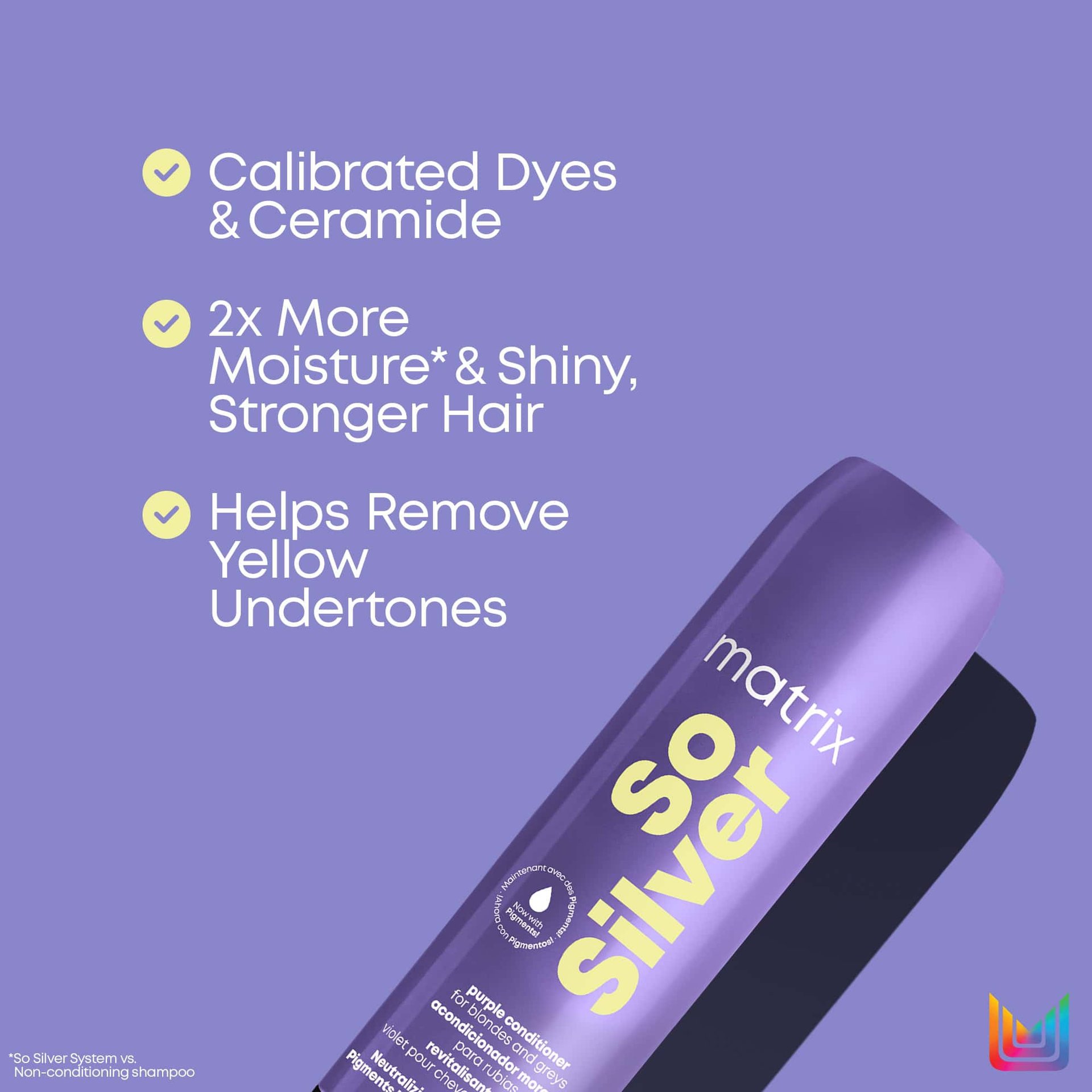 03 Matrix 2023 GL So Silver Pigmented Conditioner