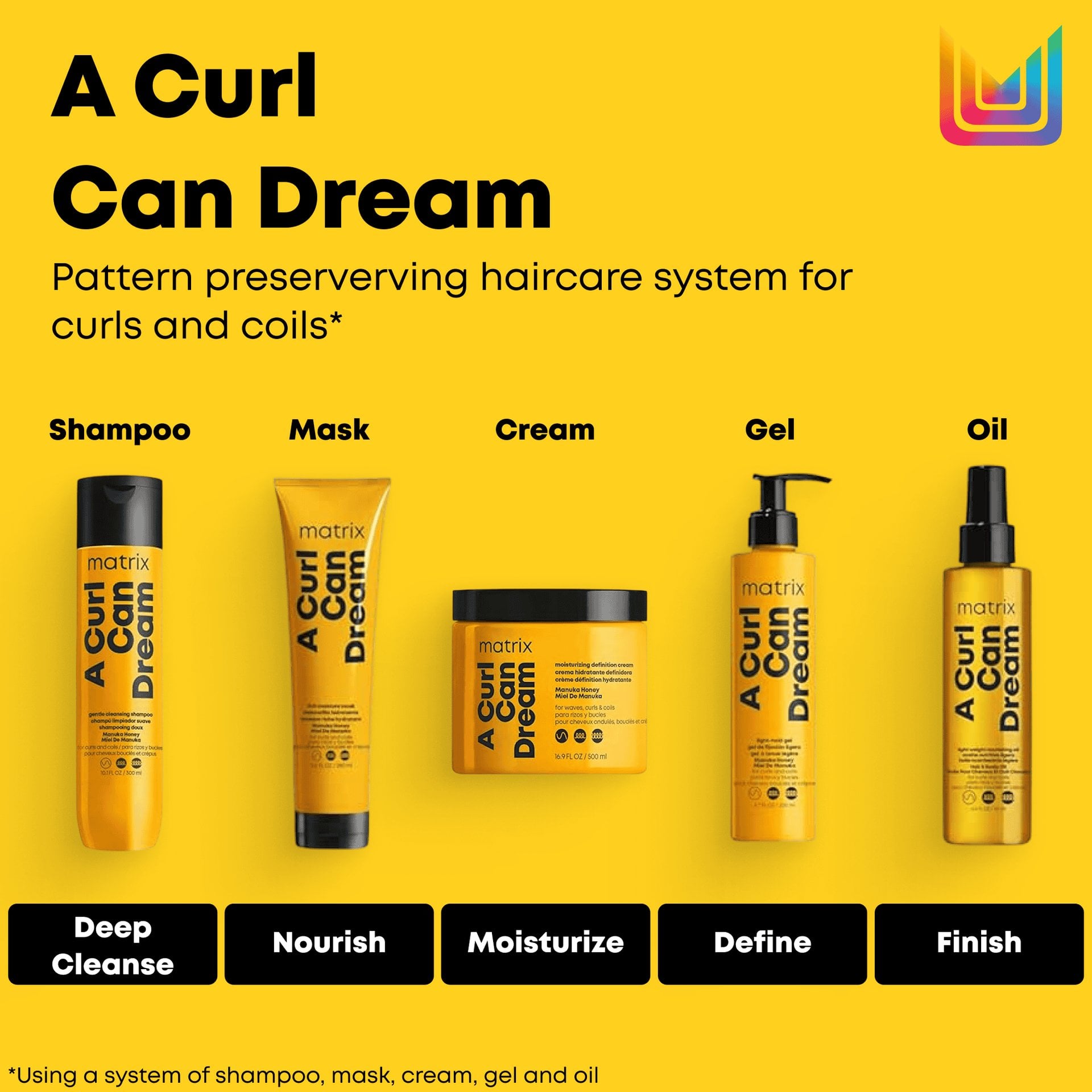 A Curl Can Dream Curl Preserving Light Hold Gel - Matrix CA