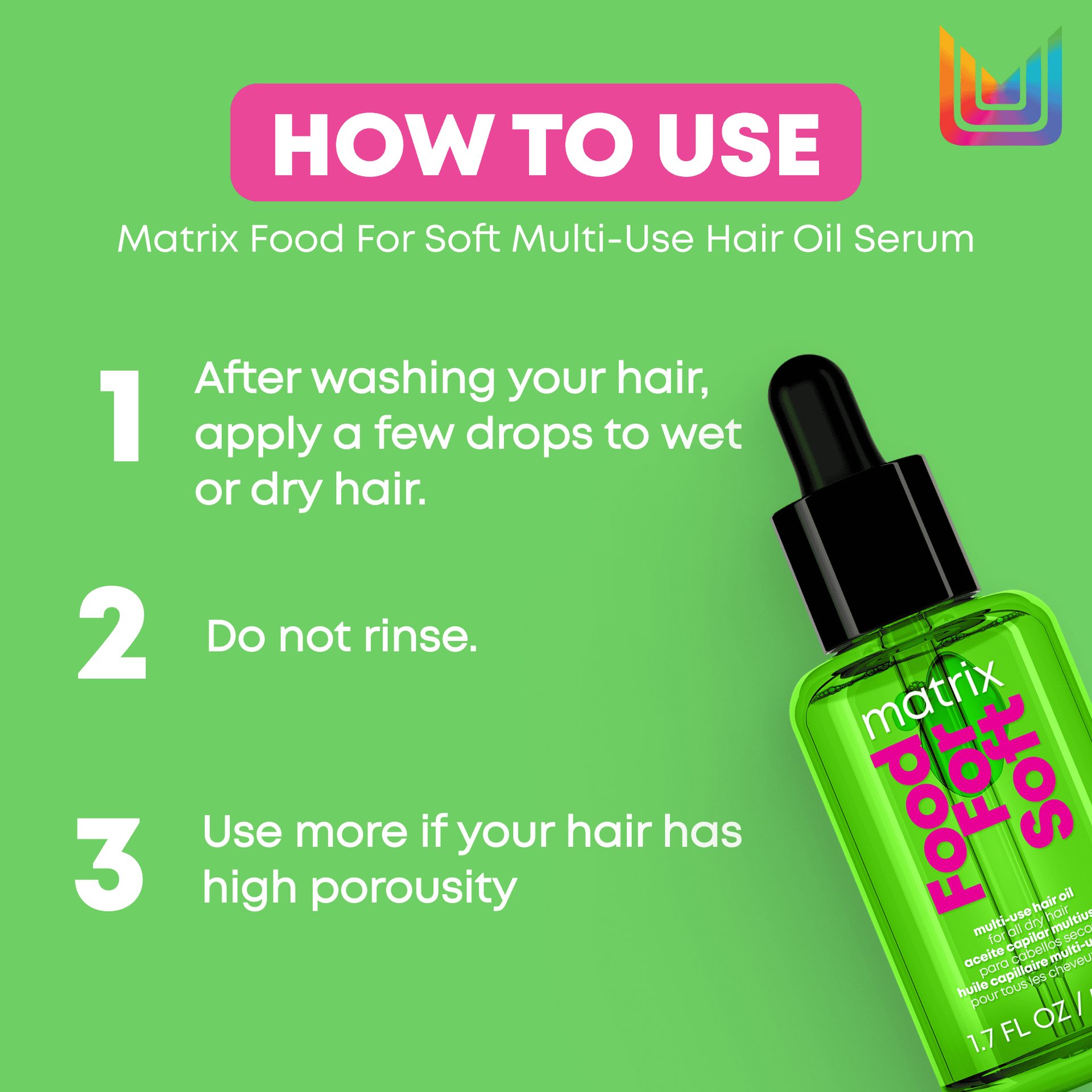 Matrix Food For Soft Huile-Sérum Capillaire Multi-Usages Écrire un commentaire
