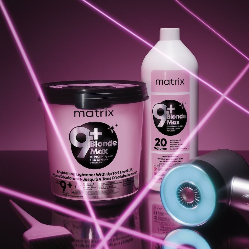 Matrix 2025 NA BlondeMax9 Lightener Developer Lasers website