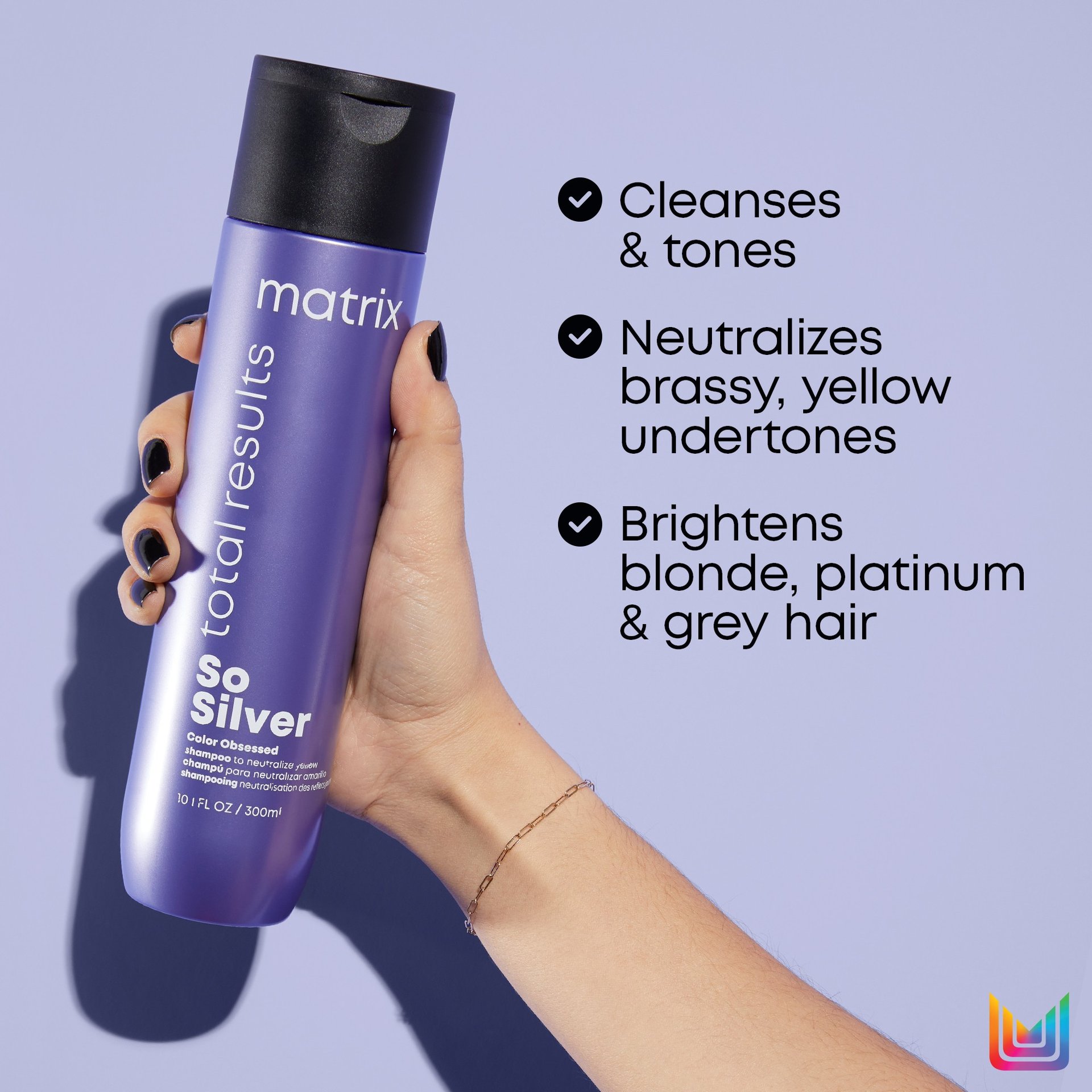 Forhandle Halvtreds Tilbud So Silver Purple Shampoo for Blonde & Silver Hair - Matrix CA
